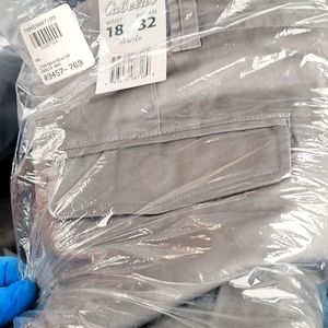 Cabelas Carefree Chino Pants Pewter